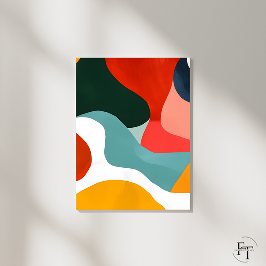 Bold Abstract Shapes - Colorful Modern Wall Art