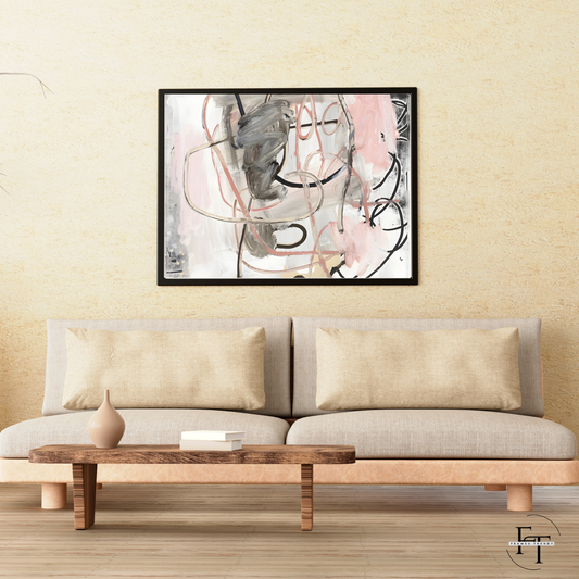 Abstract Pastel Harmony - Wall Art